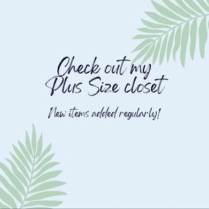 Plus size closet